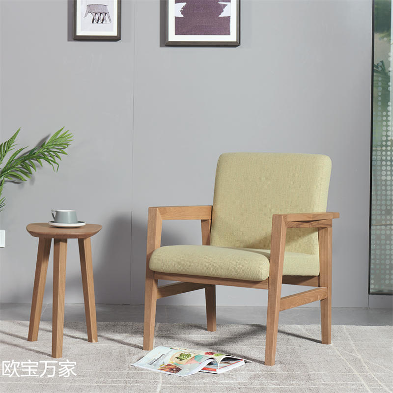 歐寶萬家現代時尚極簡白蠟木家具61