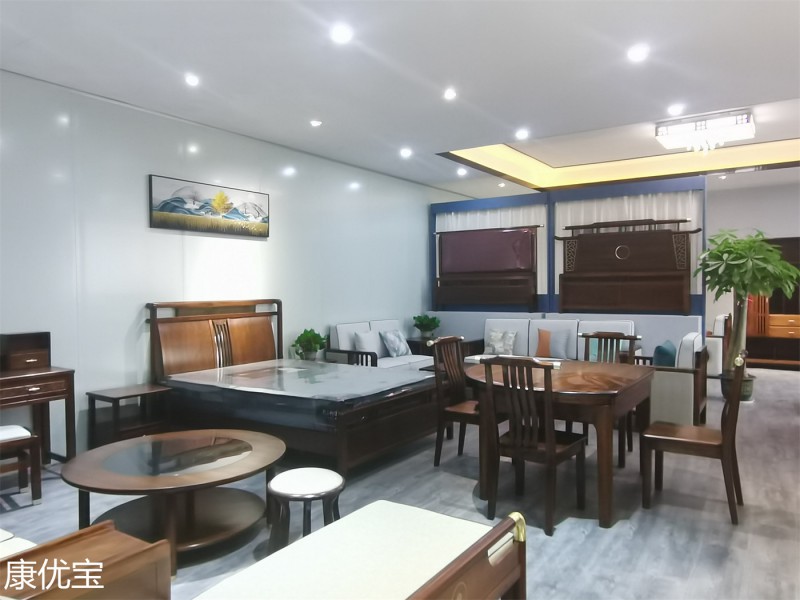 康優(yōu)寶輕奢新中式家具工廠展廳實(shí)拍1