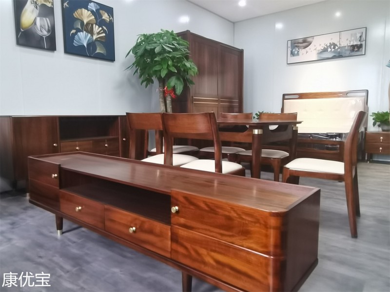 康優(yōu)寶輕奢新中式家具工廠展廳實(shí)拍4