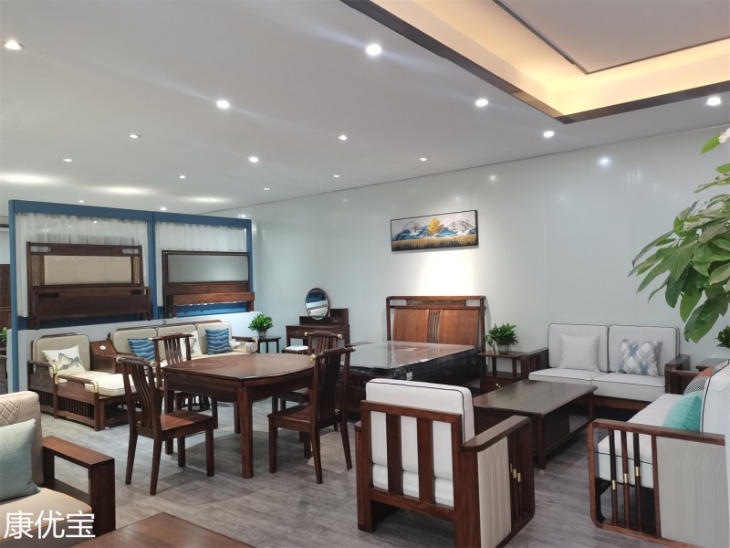 康優(yōu)寶輕奢新中式家具工廠展廳實(shí)拍15