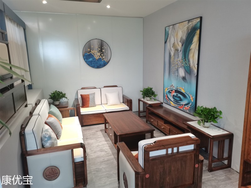 康優(yōu)寶輕奢新中式家具工廠展廳實(shí)拍18