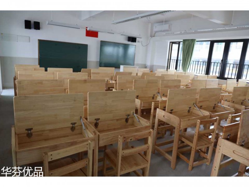 學校、部隊、科研實驗室實木家具、課桌、宿舍上下雙層床工程定制39