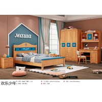 歡樂少年青少年兒童木蠟油家具,江西南康水洗白、壓紋、軟體卡通兒童床廠家,天佑家具