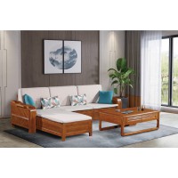 百福源康金檀逸品系列家具：221#冬夏轉(zhuǎn)角沙發(fā)