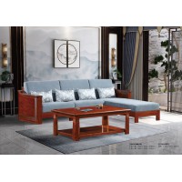 百福源康紅胡桃系列家具：3306#轉(zhuǎn)角沙發(fā)