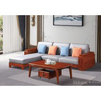 百福源康紅胡桃系列家具：3302#轉(zhuǎn)角沙發(fā)