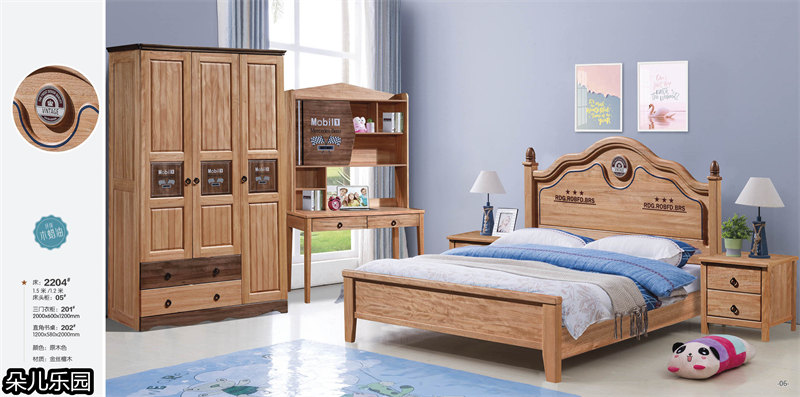 江西南康青少年兒童實木套房3