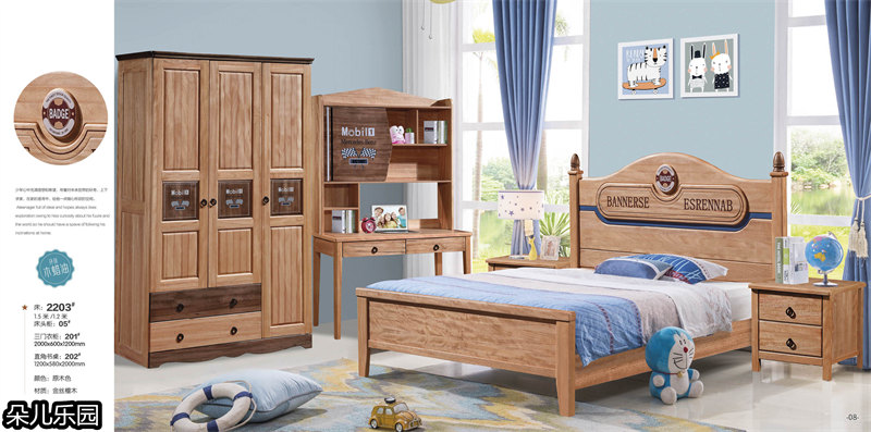 江西南康青少年兒童實木套房4
