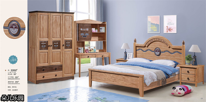 江西南康青少年兒童實木套房5