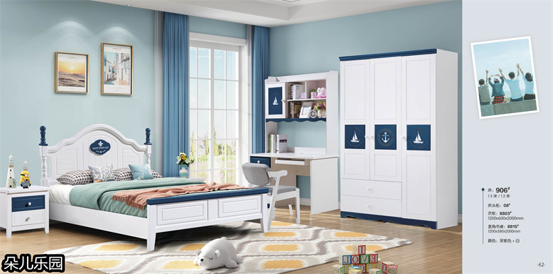 江西南康青少年兒童實木套房33