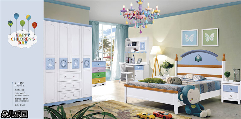 江西南康青少年兒童實木套房34