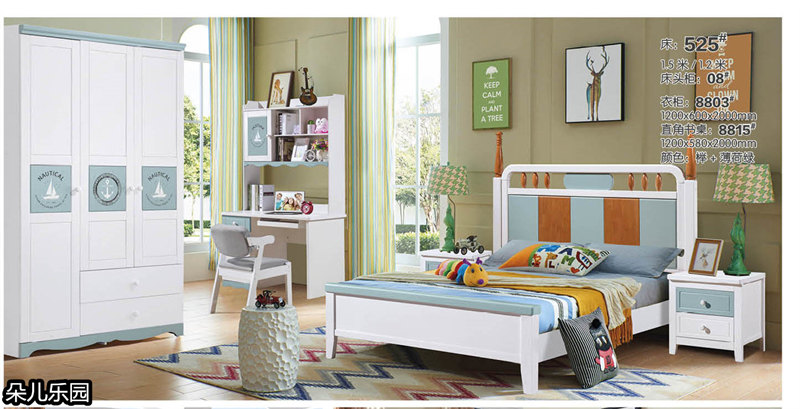 江西南康青少年兒童實木套房44