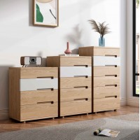 朗朝現(xiàn)代極簡白蠟木家具：L2631#斗柜（原木色）