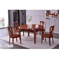 長城烏金木W-1001#餐臺、W002#餐椅