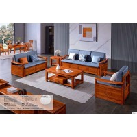 長城烏金木F8802#1+2+3沙發（冬夏兩用款）