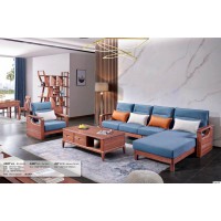 長城紫金檀木A920#轉角+單人位沙發