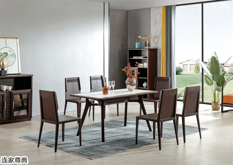 江西南康連家尊典現代中式白蠟木家具19