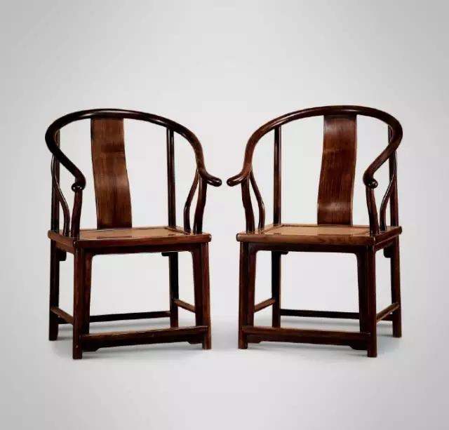 清中期紅木圈椅