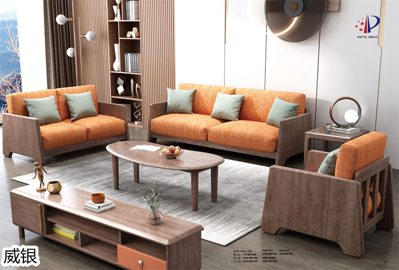威銀家具&middot;木言現(xiàn)代簡約非洲金檀木家具3