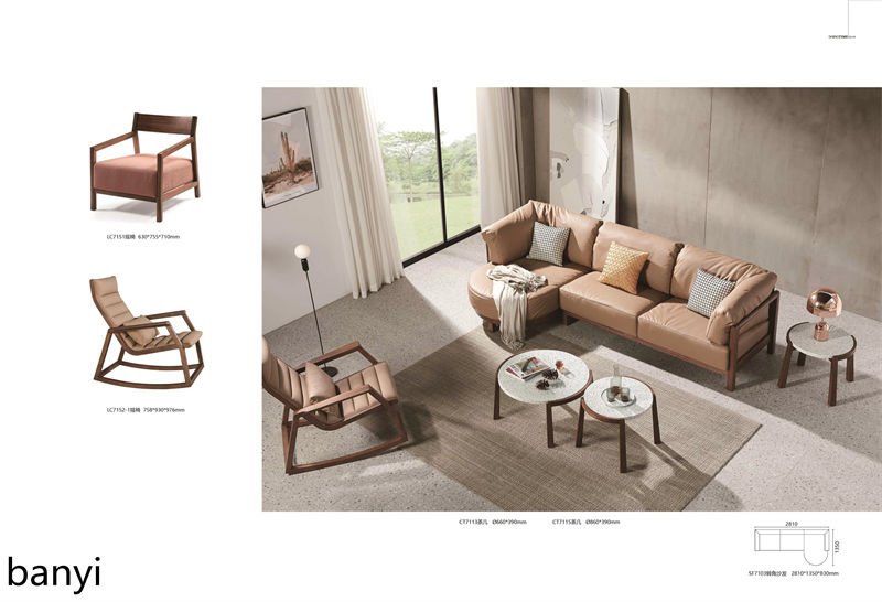 現(xiàn)代實(shí)木風(fēng)格南美胡桃木家具2