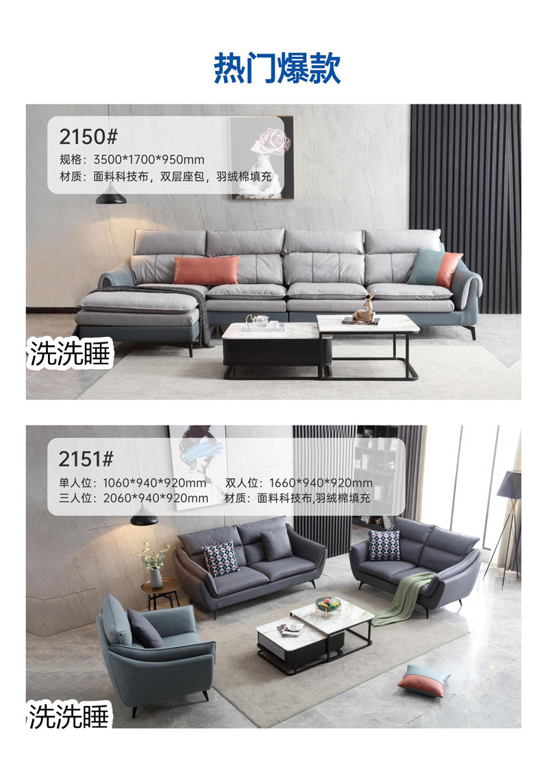 悟道家具·洗洗睡現(xiàn)代簡(jiǎn)約輕奢軟體家具4