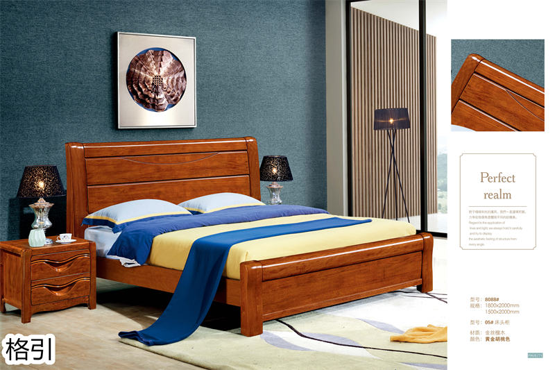 晶品家具&middot; 格引現代中式金絲檀木套房家具36