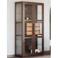 艾美儷家可可西里現代極簡黑金檀木家具：酒柜KK5601#