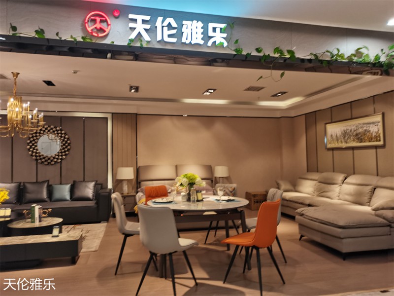 天倫雅樂現(xiàn)代簡約輕奢軟體家具展廳實(shí)拍2