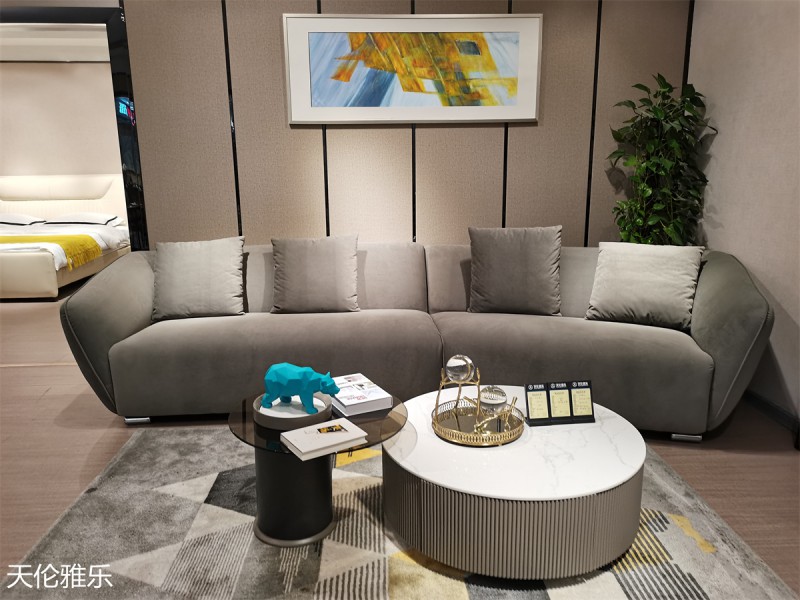 天倫雅樂現(xiàn)代簡約輕奢軟體家具展廳實(shí)拍3