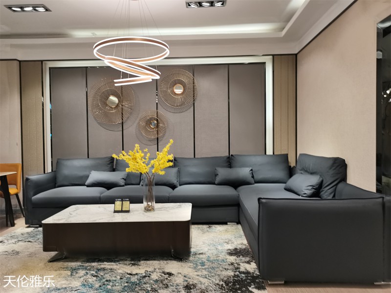 天倫雅樂現(xiàn)代簡約輕奢軟體家具展廳實(shí)拍5
