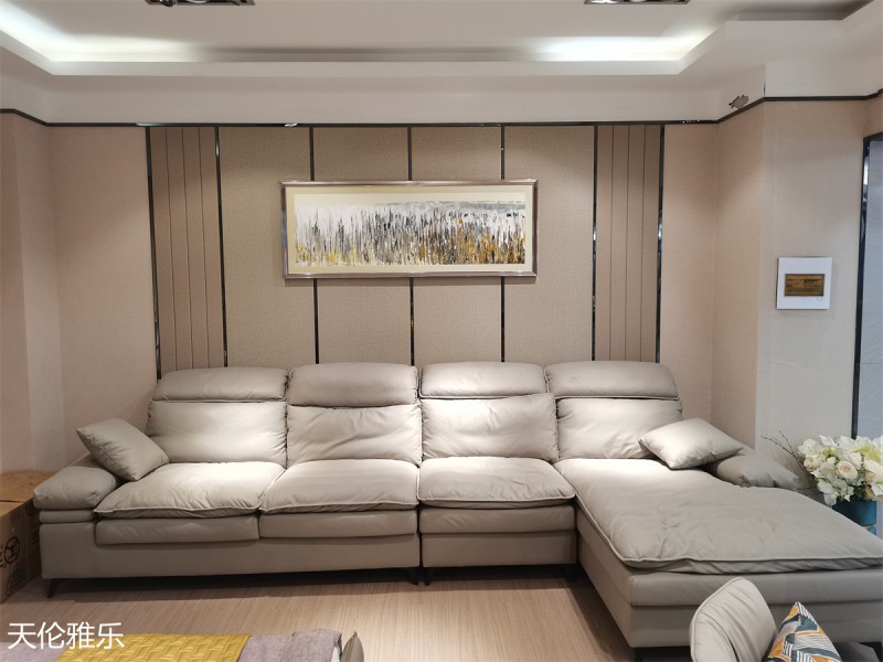 天倫雅樂現(xiàn)代簡約輕奢軟體家具展廳實(shí)拍7