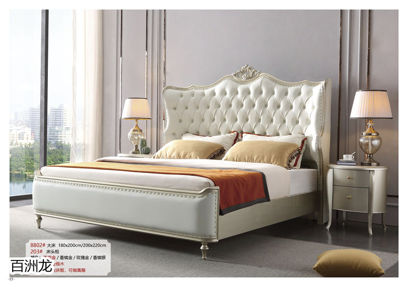 百洲龍歐美輕奢實木套房家具15