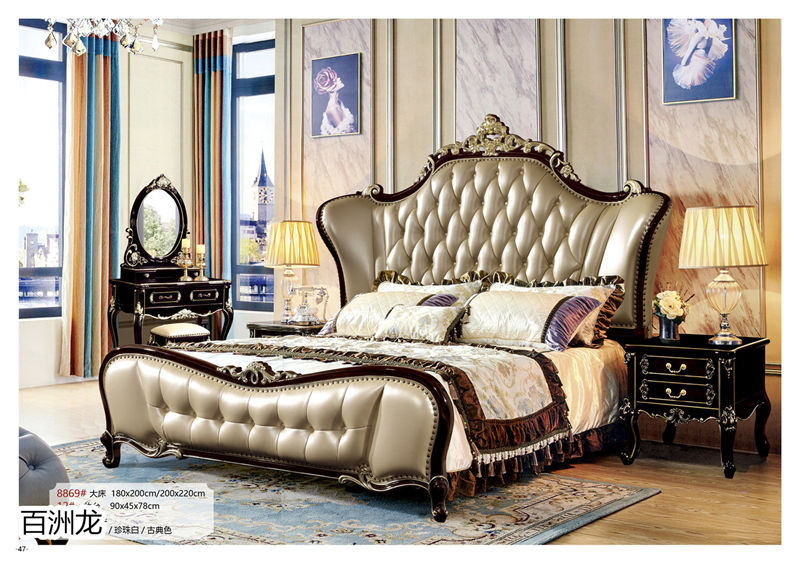 百洲龍歐美輕奢實木套房家具43