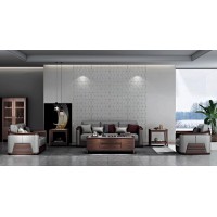 艾美儷家可可西里現代極簡黑金檀木家具：沙發KK3113#、長茶幾KK3310#、方茶幾KK3313#