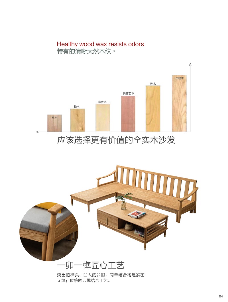 康名箭&middot;簡素空間 北歐極簡白蠟木家具2