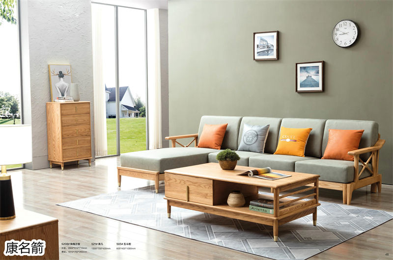 康名箭&middot;簡素空間 北歐極簡白蠟木家具33