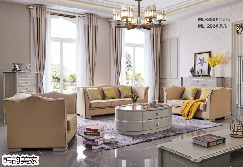 韓韻美家&middot;莫蘭迪灰系列美式輕奢家具2