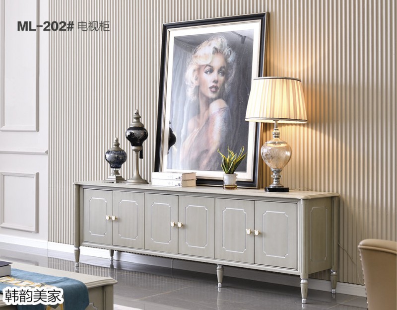 韓韻美家&middot;莫蘭迪灰系列美式輕奢家具6