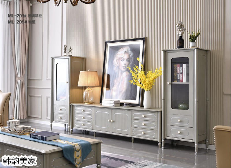 韓韻美家&middot;莫蘭迪灰系列美式輕奢家具7