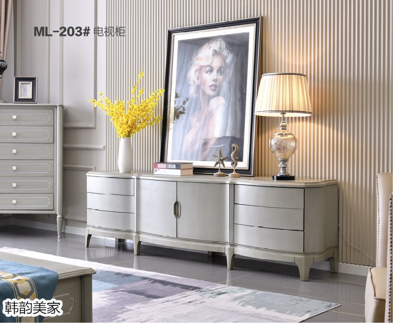 韓韻美家&middot;莫蘭迪灰系列美式輕奢家具8