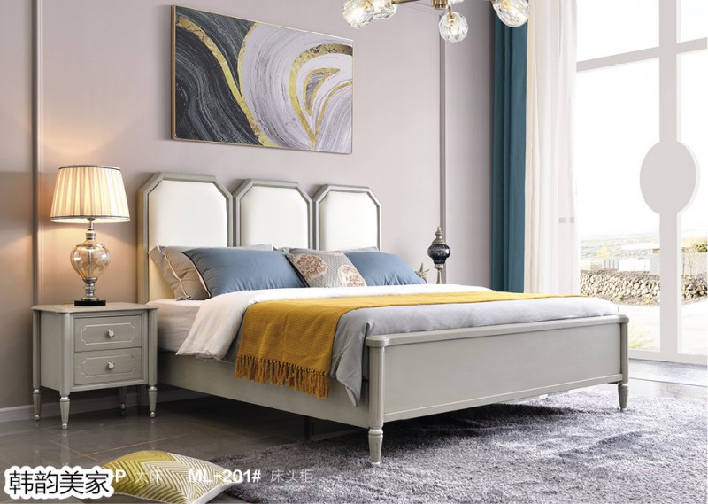 韓韻美家&middot;莫蘭迪灰系列美式輕奢家具18