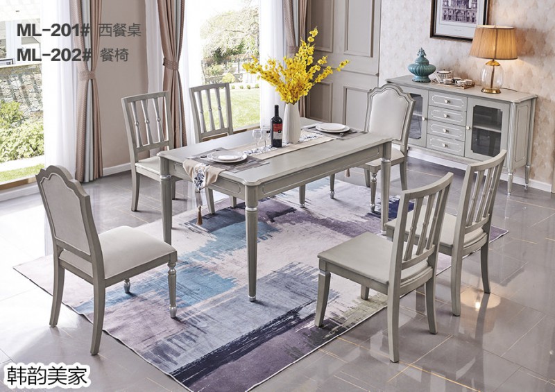 韓韻美家&middot;莫蘭迪灰系列美式輕奢家具21