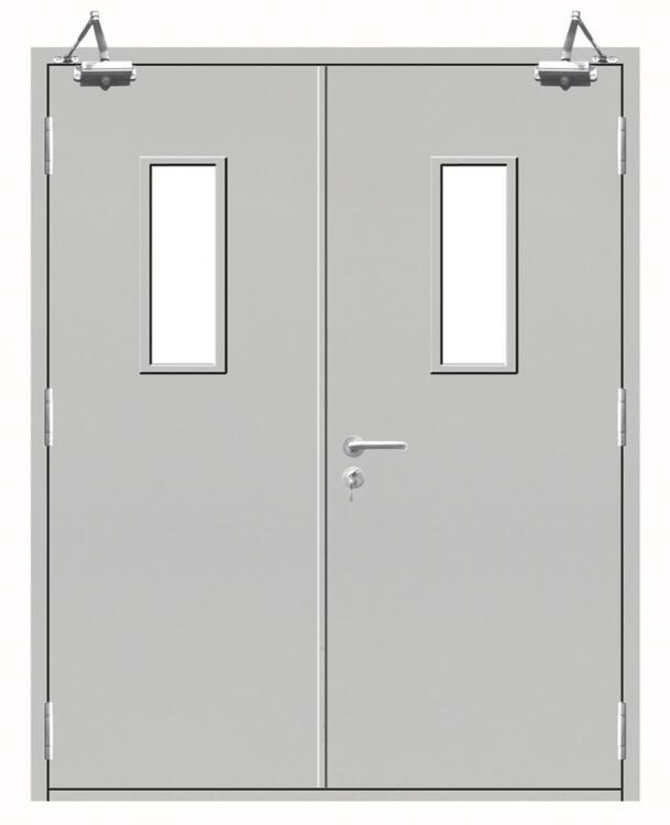 鋼質隔熱防火通道門