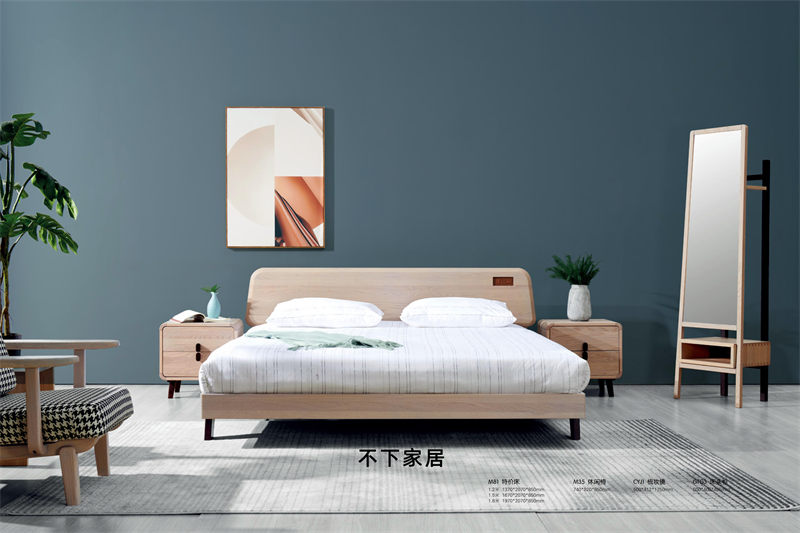 不下家居簡約風格北美紅橡家具31