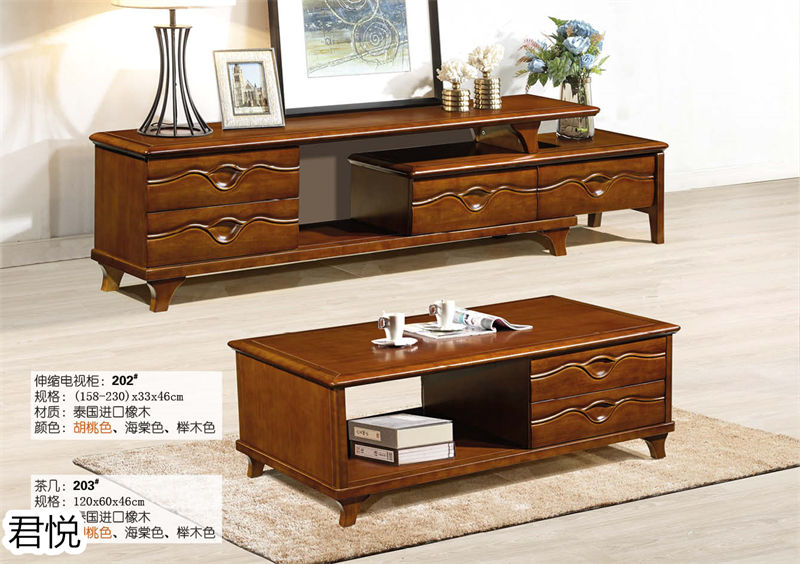 江西南康永生家具&middot;君悅橡木客廳家具41