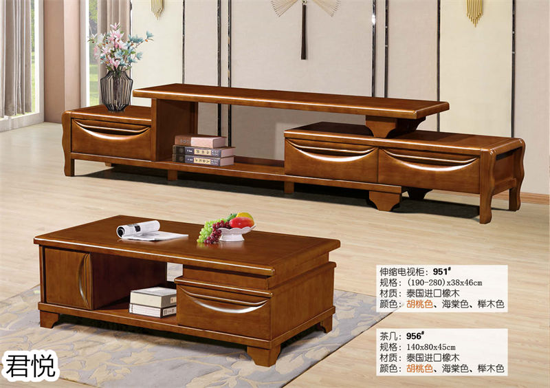 江西南康永生家具&middot;君悅橡木客廳家具43