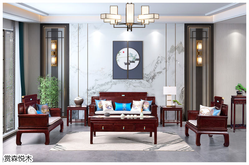 華祥聚品&middot;賞森悅木 新古典印尼紫檀家具6