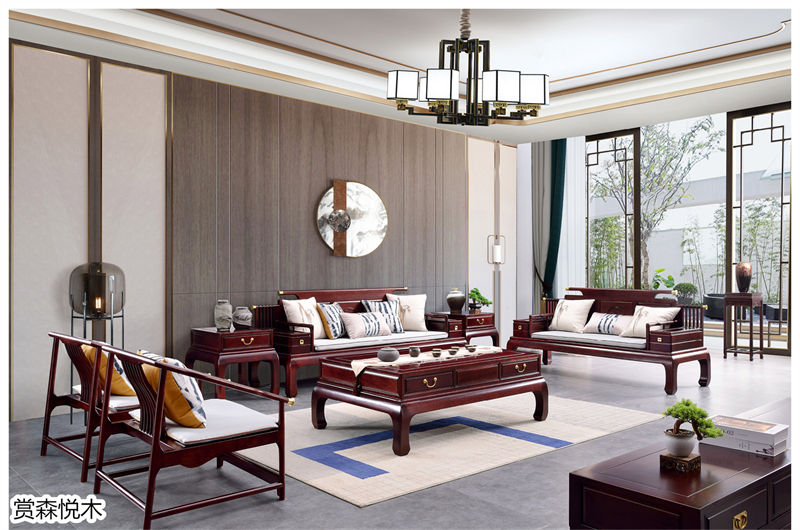 華祥聚品&middot;賞森悅木 新古典印尼紫檀家具11