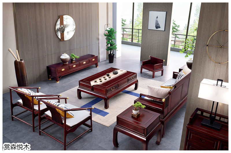 華祥聚品&middot;賞森悅木 新古典印尼紫檀家具15