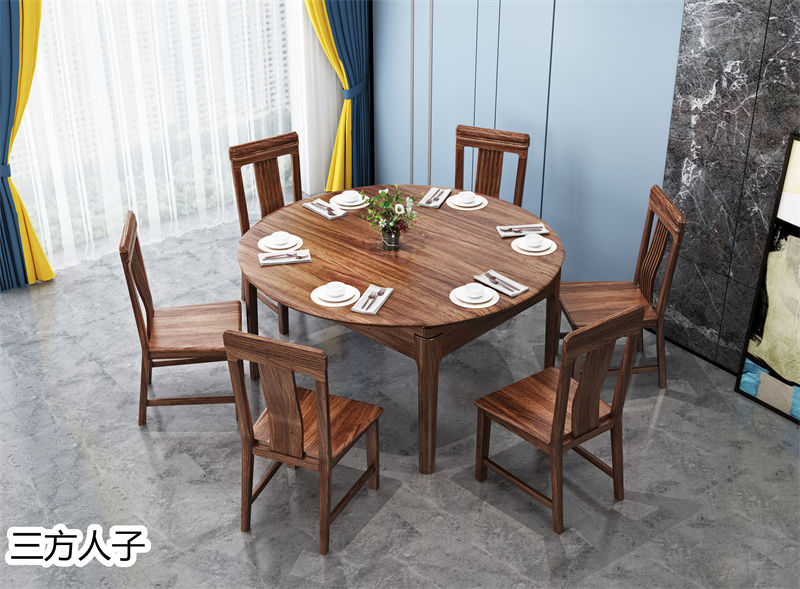 三方人子現代極簡風格烏金木家具34